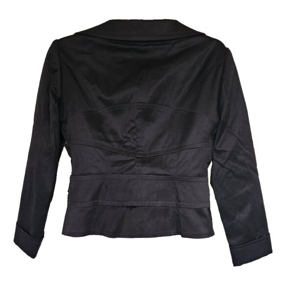 GUCCI Black Open Neck Blazer with Pockets Euro Size Small - Picture 2 of 7